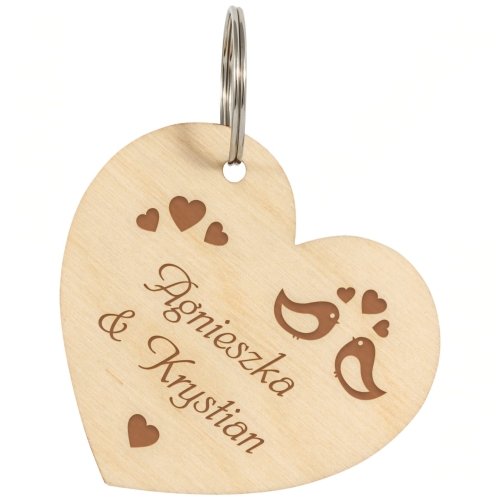 Brelok PODZIĘKOWANIA DLA GOŚCI na ślub grawer