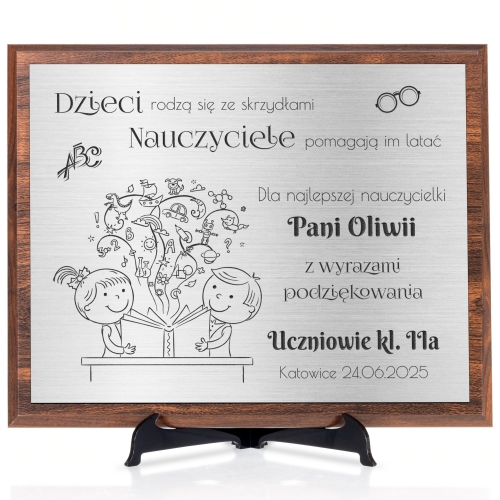 DYPLOM DLA NAUCZYCIELA wychowawcy dyrektora ZŁOTY lub SREBRNY
