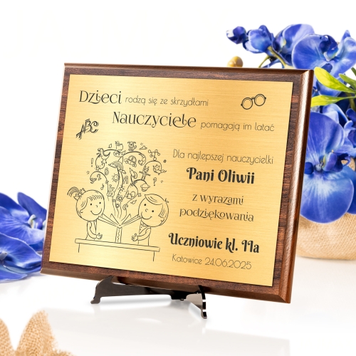 DYPLOM DLA NAUCZYCIELA wychowawcy dyrektora ZŁOTY lub SREBRNY