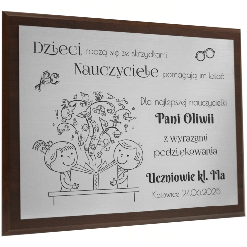 DYPLOM DLA NAUCZYCIELA wychowawcy dyrektora ZŁOTY lub SREBRNY
