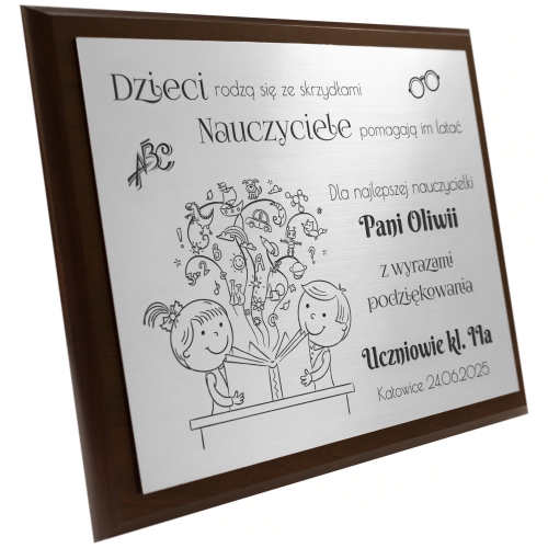 DYPLOM DLA NAUCZYCIELA wychowawcy dyrektora ZŁOTY lub SREBRNY