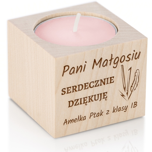 Upominek dla wychowawcy nauczyciela z grawerem