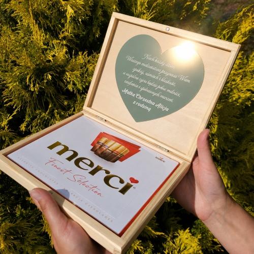 Prezent na Ślub Pudełko na Merci i Pieniądze