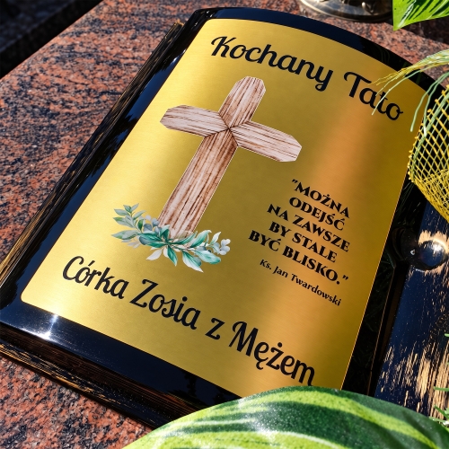 Donica Księga na Grób Personalizowana z Dedykacją dla Bliskich