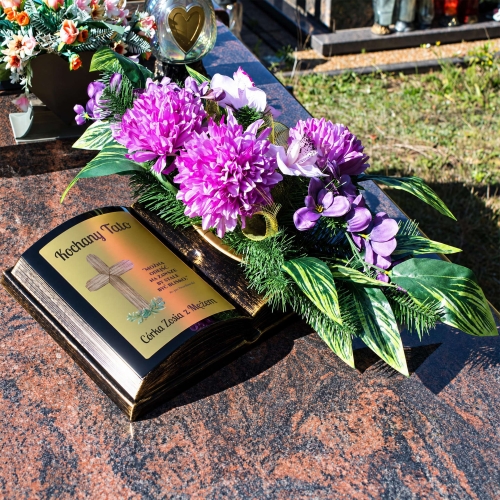 Donica Księga na Grób Personalizowana z Dedykacją dla Bliskich