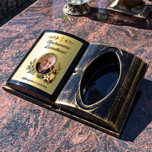 Księga na Grób ze Zdjęciem i Własnym Tekstem Personalizowana