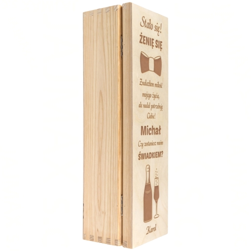 SKRZYNKA NA ALKOHOL pytanie do świadków grawer