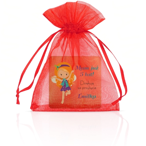 Magnes kwadrat urodziny dziecka PODZIĘKOWANIA DLA GOŚCI nadruk