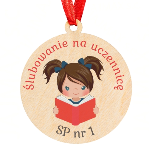 MEDAL pasowanie na ucznia nadruk