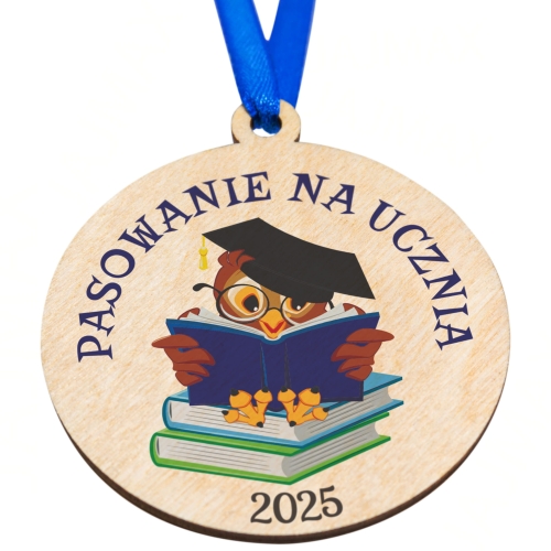 MEDAL pasowanie na ucznia nadruk