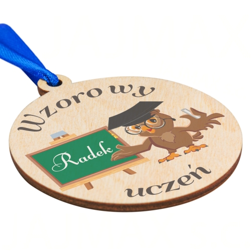 MEDAL DLA WZOROWEGO UCZNIA upominek na zakończenie roku 