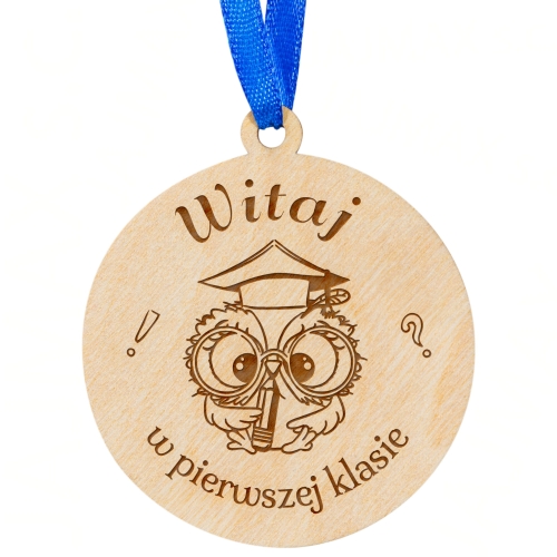 Medal na PASOWANIE dla ucznia grawer