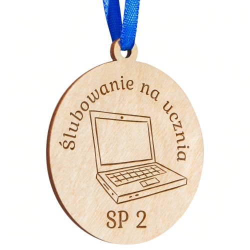 Medal na PASOWANIE dla ucznia grawer