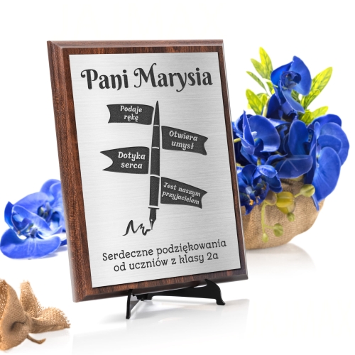 Srebrny DYPLOM DLA NAUCZYCIELA dyrektora