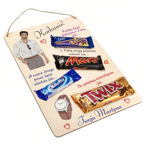 SŁODKI DYPLOM obrazek dla niego na dzień chłopaka nadruk