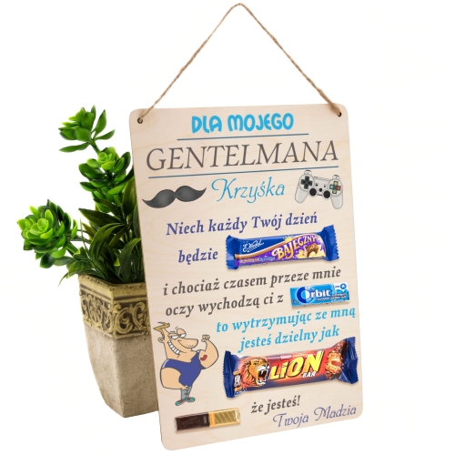 SŁODKI DYPLOM pomysł na prezent dla chłopaka nadruk