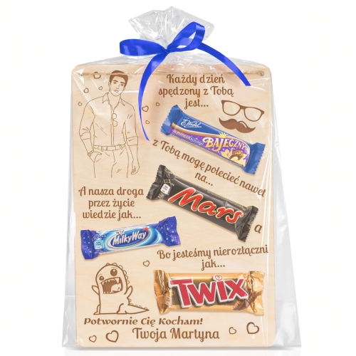 Słodki dyplom PREZENT DLA CHŁOPAKA na dzień chłopaka grawer