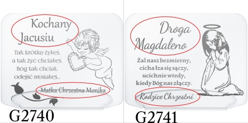 Podstawka na grób duża WSZYSTKICH ŚWIĘTYCH grawer