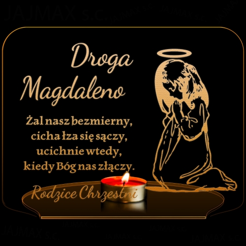 Podstawka na grób duża WSZYSTKICH ŚWIĘTYCH grawer