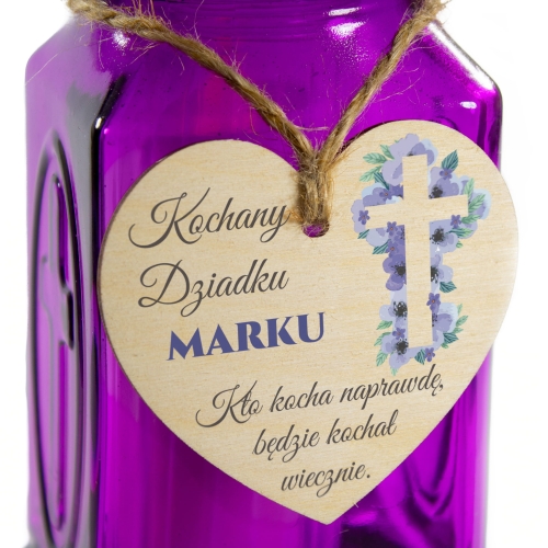 Zawieszka na znicz na WSZYSTKICH ŚWIĘTYCH nadruk