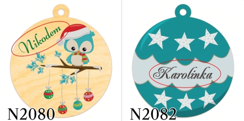 BOMBKA z imieniem PREZENT na Mikołajki dla dziecka nadruk