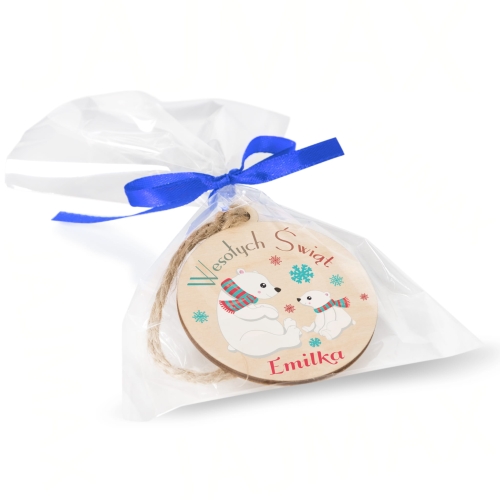 BOMBKA z imieniem PREZENT na Mikołajki dla dziecka nadruk