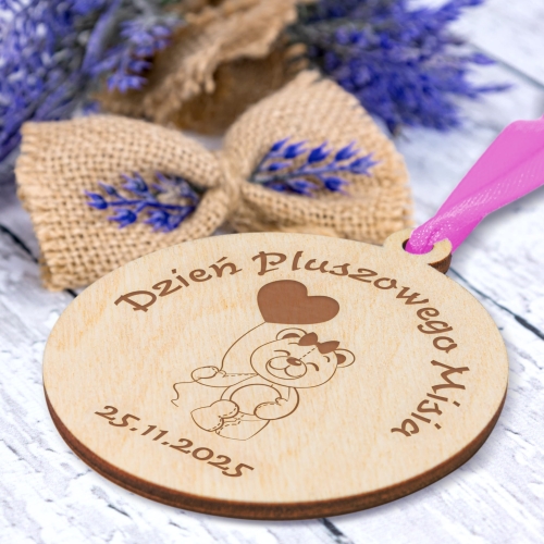 MEDAL koło Na Dzień Pluszowego Misia DLA DZIECKA grawer 