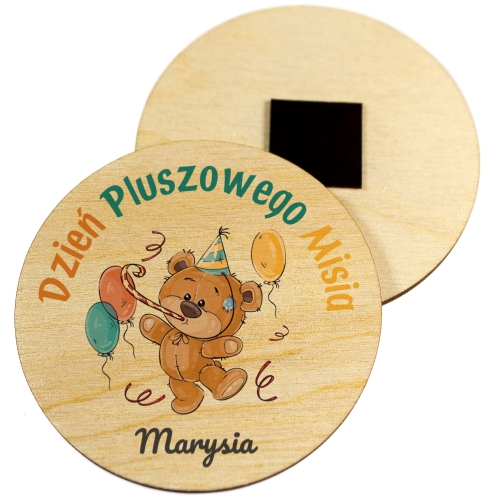 MAGNES koło Dzień Pluszowego Misia z imieniem dziecka nadruk