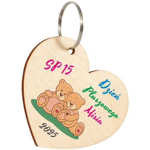 UPOMINEK dla dzieci Na Dzień Pluszowego Misia Brelok i Miodzik
