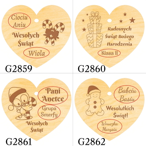 CZEKOLADA MERCI Z SERCEM Prezent na święta grawer