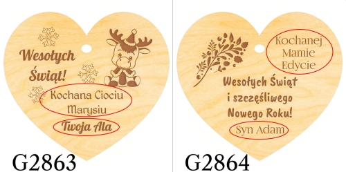 CZEKOLADA MERCI Z SERCEM Prezent na święta grawer