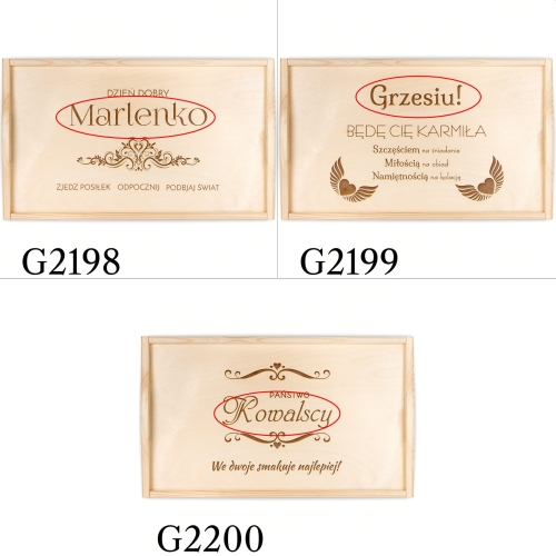 Stolik śniadaniowy do łóżka PREZENT DLA ZAKOCHANYCH grawer