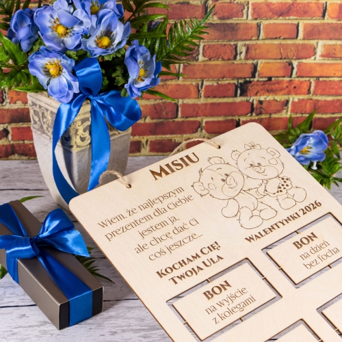 Bony na Walentynki PREZENT DLA ZAKOCHANYCH grawer