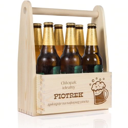 DREWNIANE NOSIDŁO prezent dla Niego GRAWER