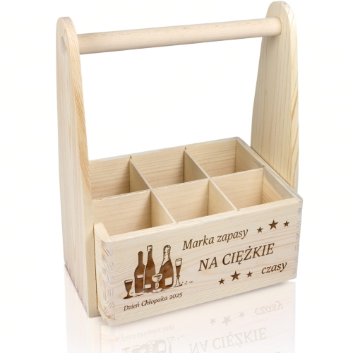 DREWNIANE NOSIDŁO prezent dla Niego GRAWER