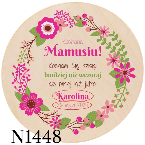 SŁODKI UPOMINEK NA DZIEŃ MAMY pudełko pralinek nadruk