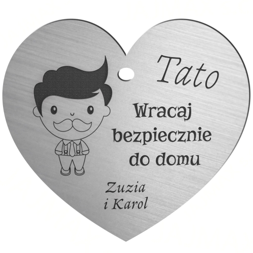 ZAWIESZKA DO AUTA super prezent dla taty kierowcy grawer