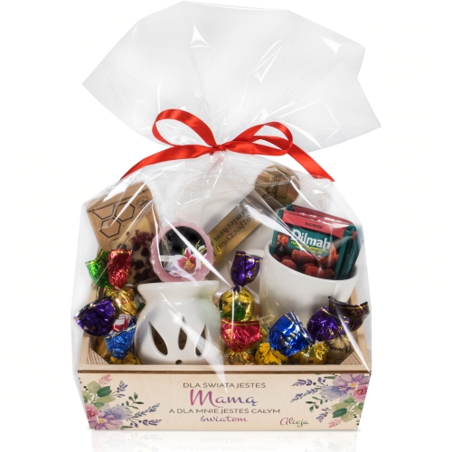 KOSZ PREZENTOWY oryginalny zestaw dla mamy na Dzień Mamy
