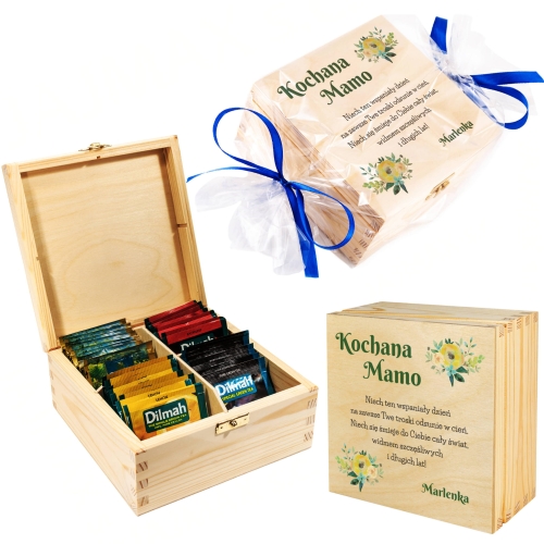 PUDEŁKO Z HERBATAMI DILMAH pomysł na prezent dla mamy