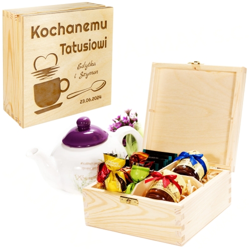 PUDEŁKO SMAKOŁYKÓW prezent dla taty z grawerem