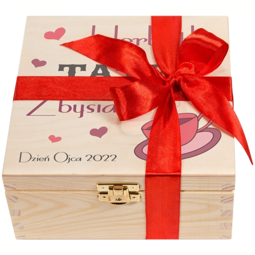 ZESTAW PREZENTOWY NA DZIEŃ OJCA pudełko słodkości dedykacja