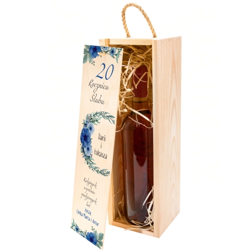 SKRZYNKA NA WINO oryginalny prezent na rocznicę ślubu