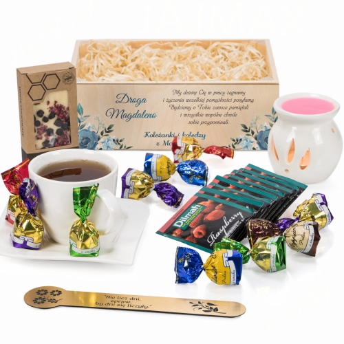 SUPER PREZENT NA ODEJŚCIE Z PRACY duży zestaw