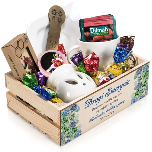 POŻEGNANIE EMERYTURA prezent z dedykacją od współpracowników