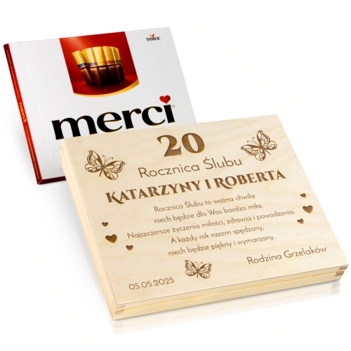 Pomysł na prezent na rocznicę ślubu PUDEŁKO NA GOTÓWKĘ BILETY