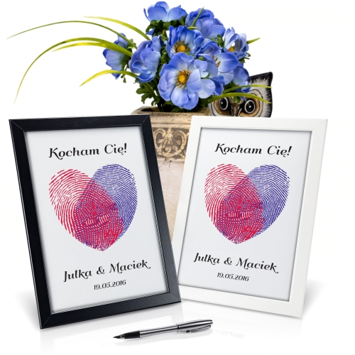 PLAKAT W RAMCE oryginalny prezent na rocznicę ślubu