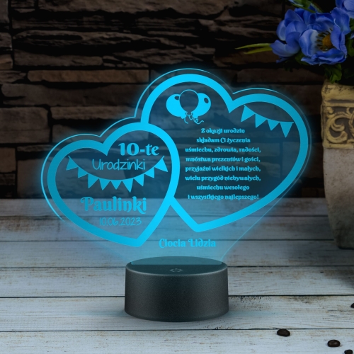 Super prezent urodzinowy dla dziecka LAMPKA LED DO POKOJU