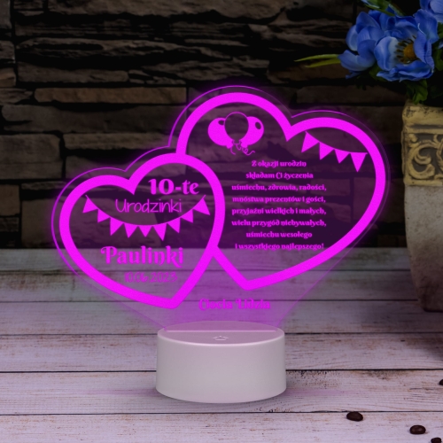 Super prezent urodzinowy dla dziecka LAMPKA LED DO POKOJU