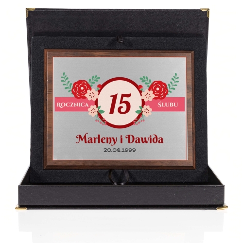 Srebrny obrazek ORYGINALNY PREZENT ROCZNICOWY 