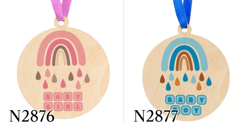 MEDALE na baby shower chłopiec dziewczynka
